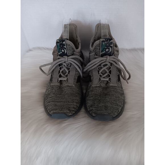 Adidas Kaptir 2.0 Cloudfoam Mens Size 8 Running Shoes Sneakers Olive Green Black - Picture 1 of 12